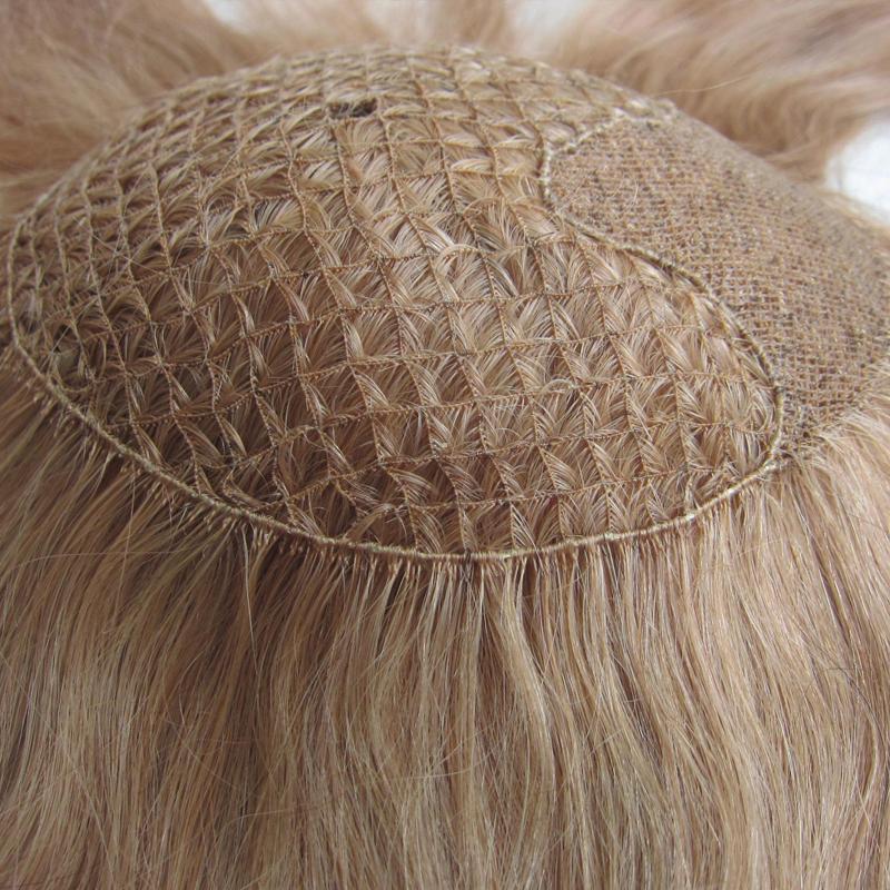 sft-1145 Wholesale price blonde integration hair topper